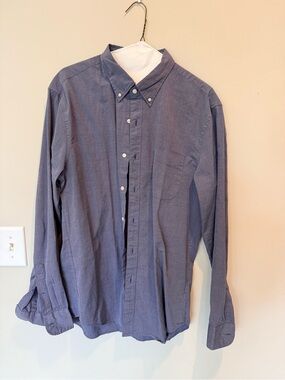 J. Crew Men's Button-Down Casual Shirt in true Blue - Large